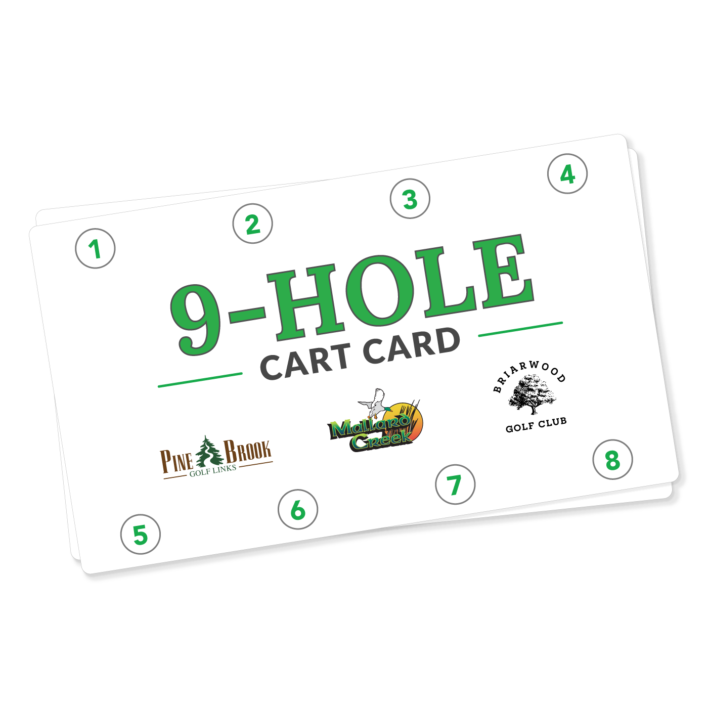 9-Hole Cart Card