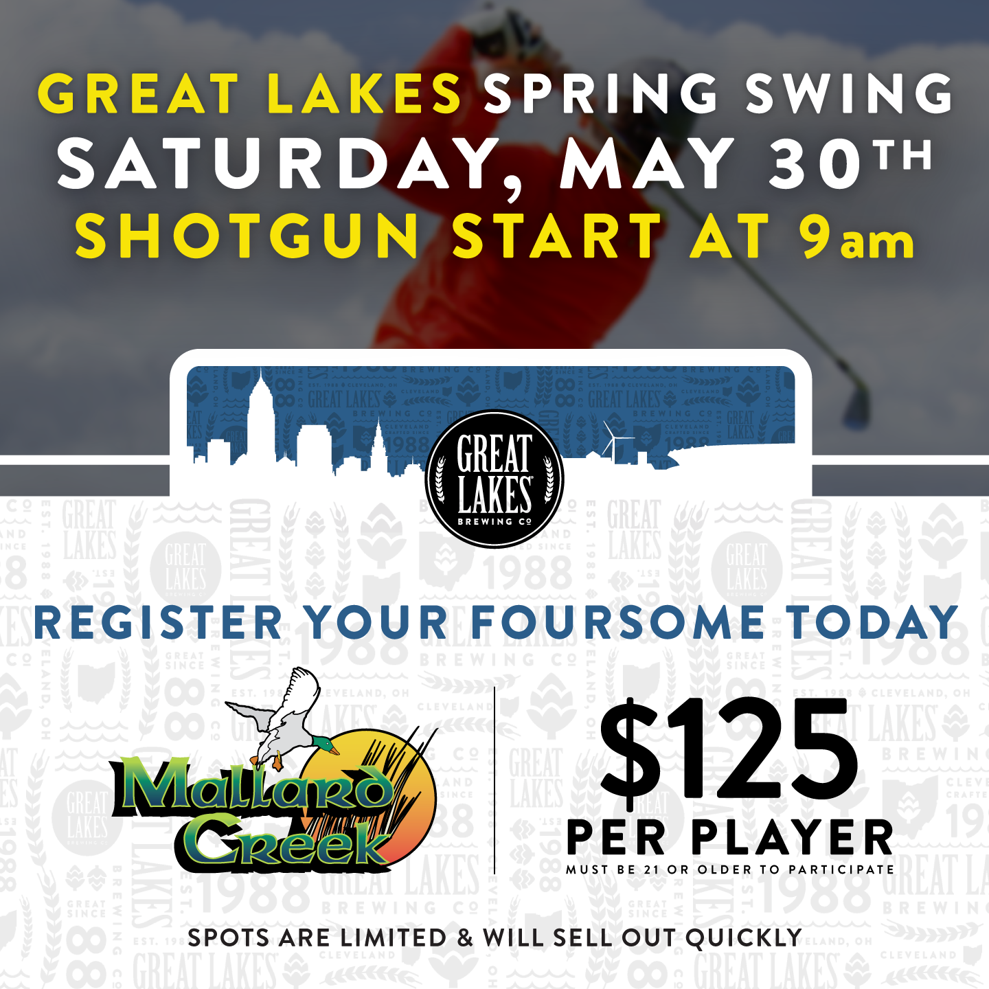 3rd Annual Great Lakes Brewing Co. Spring Swing Golf Outing