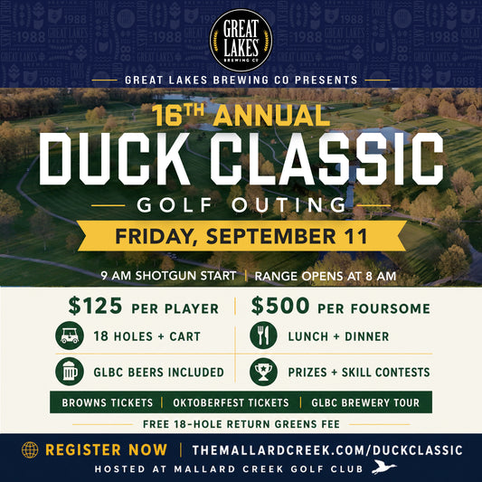 The 16th Annual Great Lakes Brewing Co. Duck Classic Golf Outing