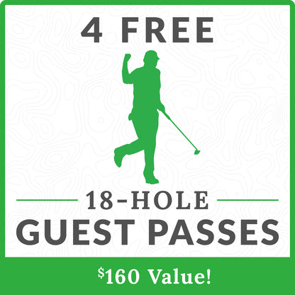 Four Free 18-Hole Guest Passes Renewal Bonus